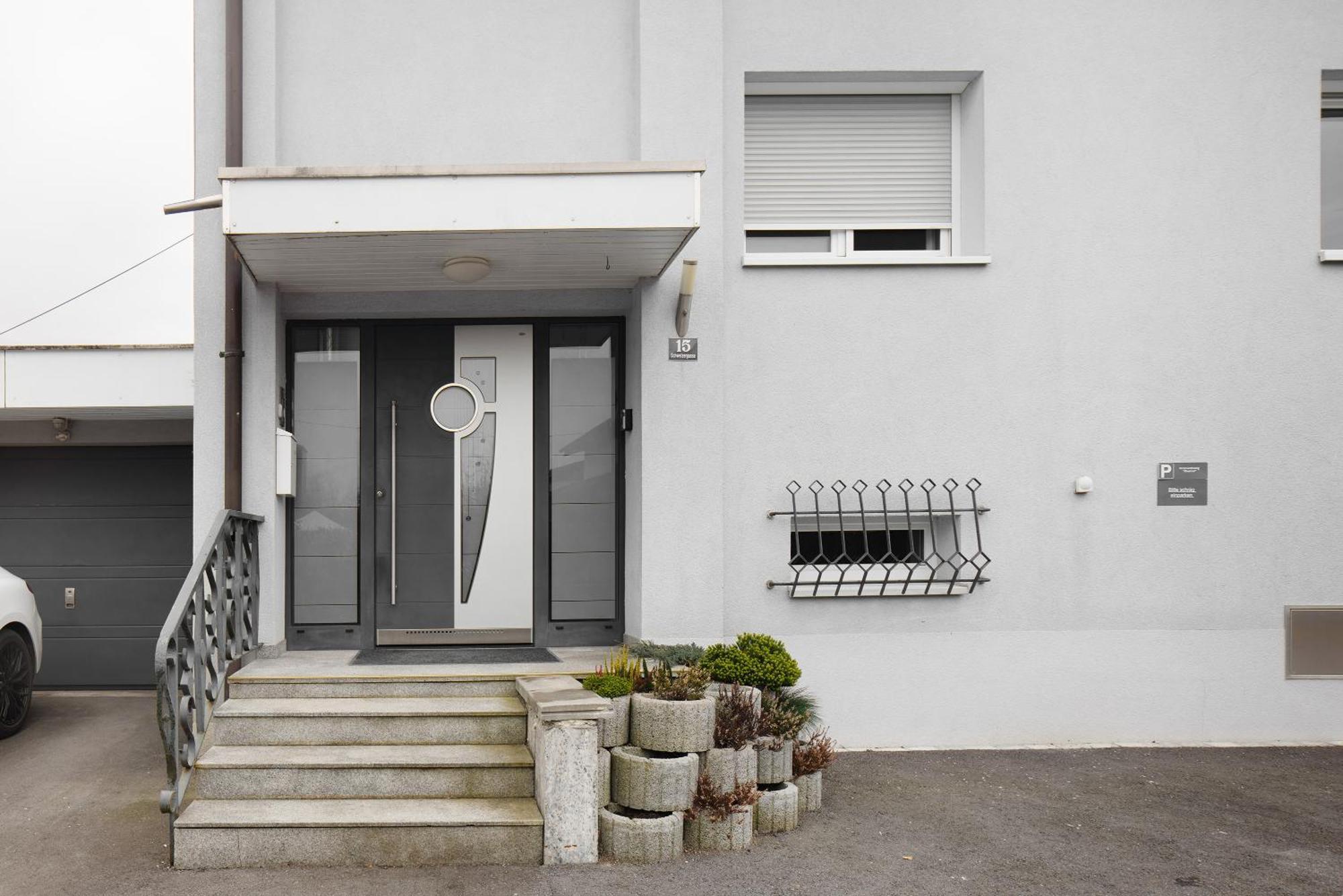 Ferienwohnung Rheintal Hard Exterior foto
